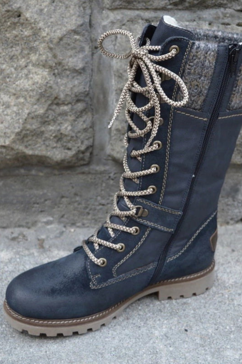 Lynna | Elegante flache Damenstiefel | Niedrig geschnitten