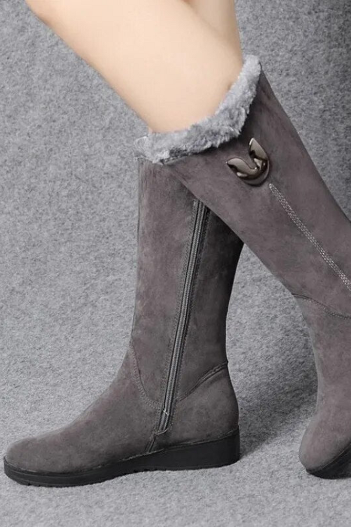 Morrigan | Gemütliche Damen-Stiefel im Hochschaft-Stil | Hochschaft