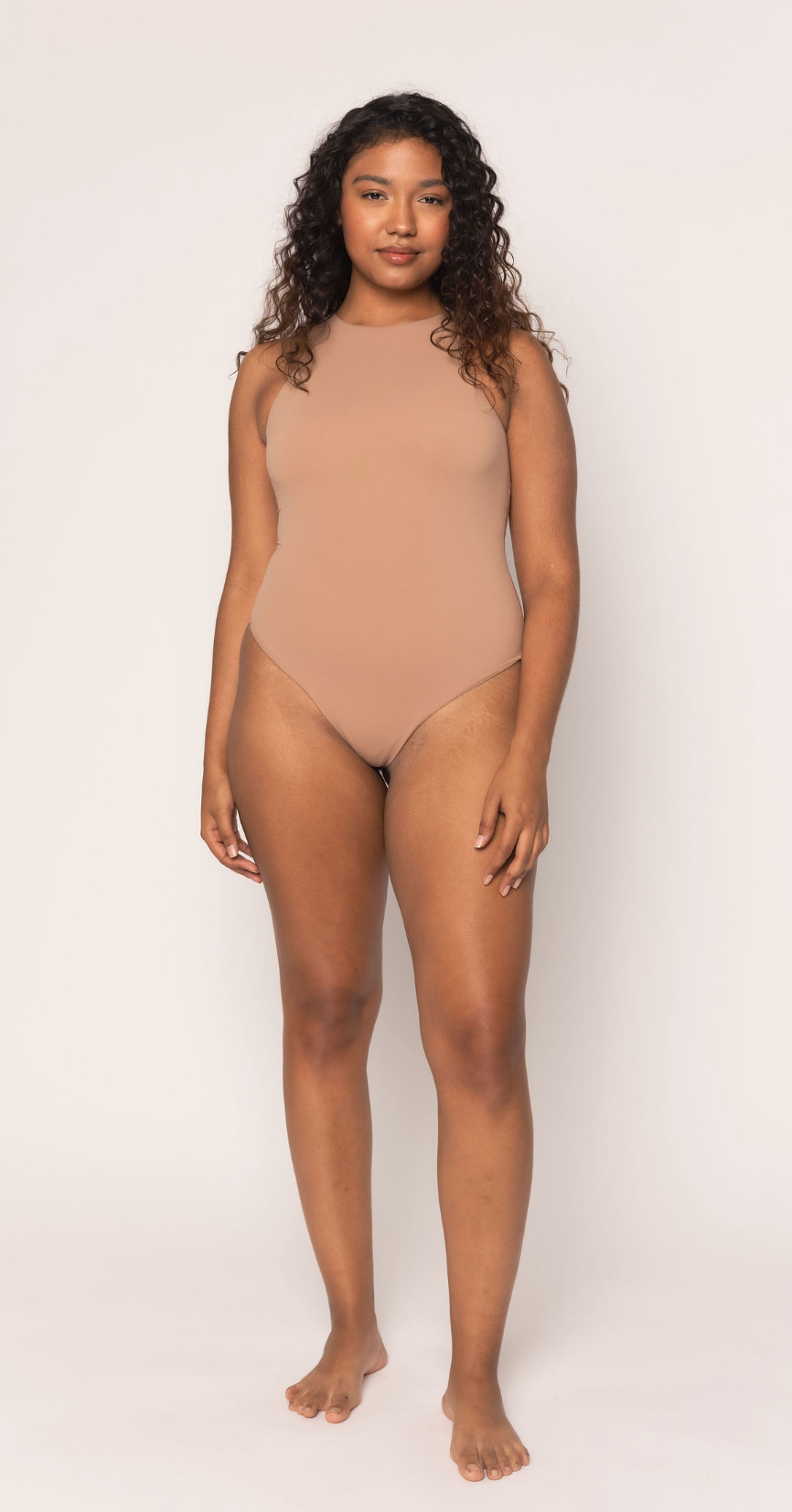 Sleeveless High Neck Bodysuit